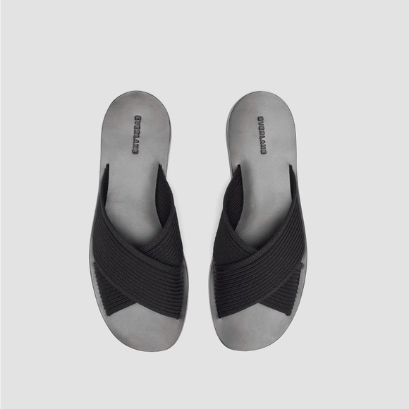 Everlane Black Day Crossover Sandals size 8.5 - Picture 1 of 10